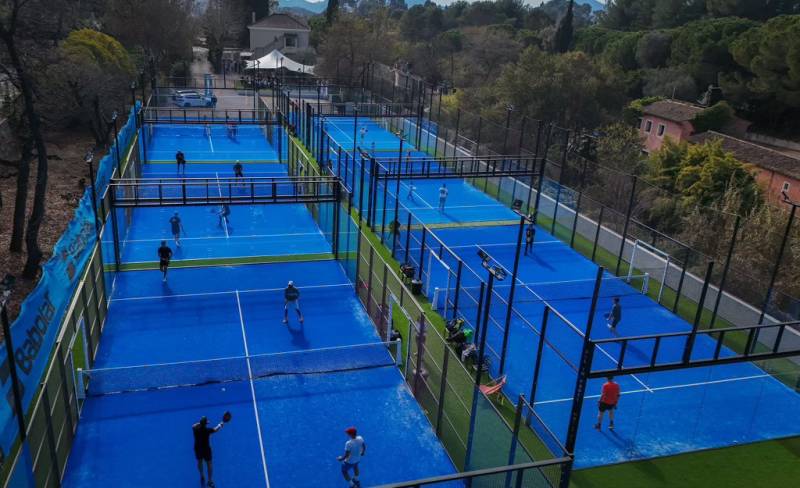 Padel dans les alpes maritimes
